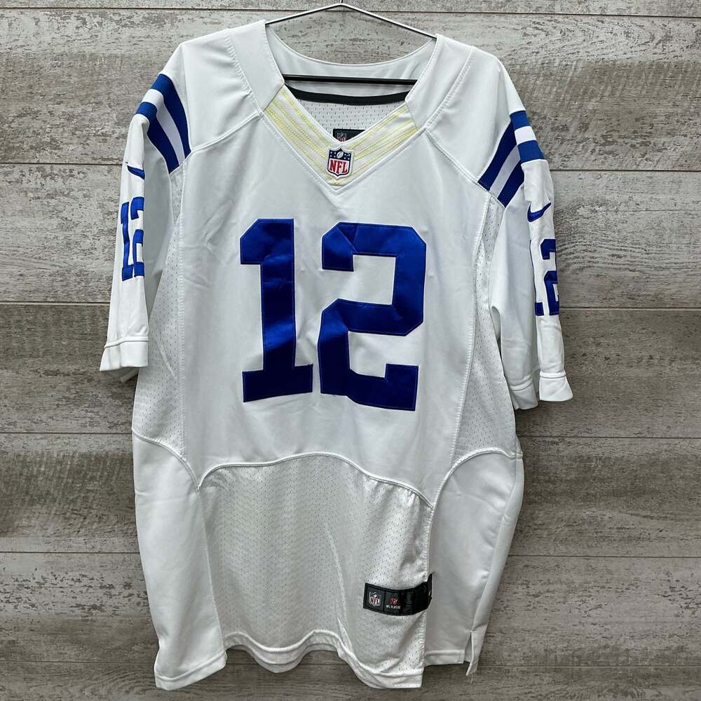Nike Indianapolis Colts Andrew Luck #12 White On Field Jersey Size 48